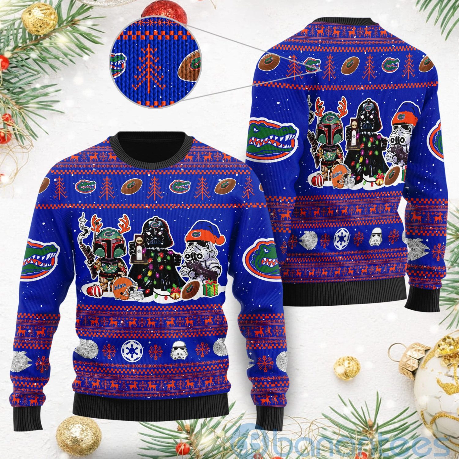Florida Gators Star Wars Ugly Christmas 3D Sweater