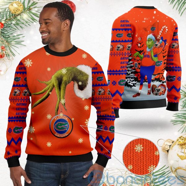 Florida Gators Team Grinch Ugly Christmas 3D Sweater Product Photo