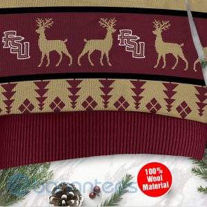 Florida State Seminoles Custom Name Personalized Ugly Christmas 3D Sweater Product Photo