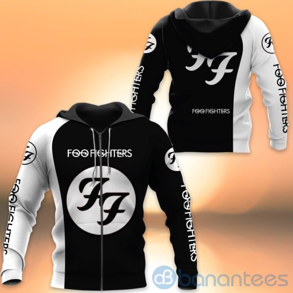 Foo Fighter Team All Over Printed Hoodies Zip Hoodies Product Photo