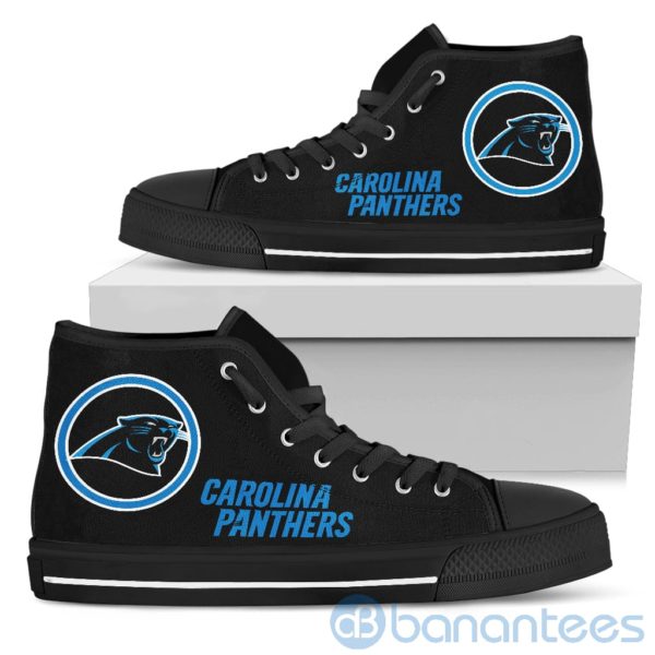For Fans Carolina Panthers High Top Shoes Product Photo