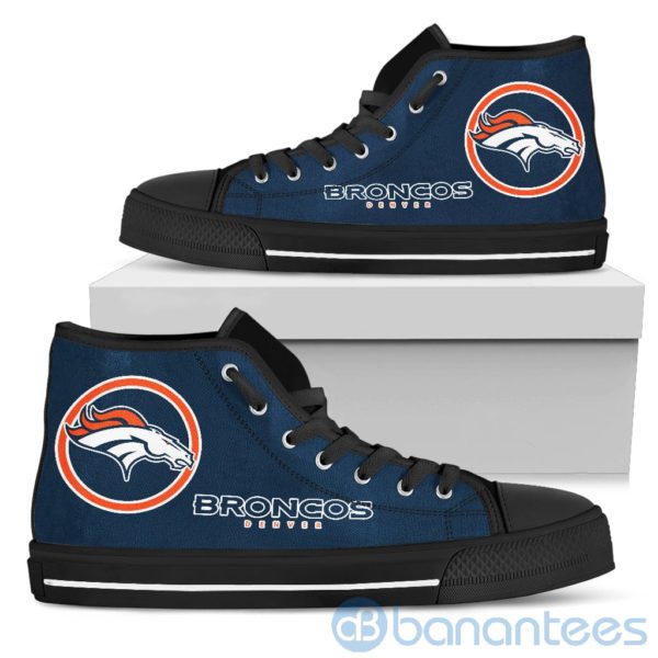 For Fans Denver Broncos High Top Shoes Product Photo