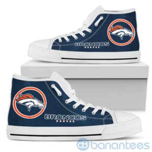 For Fans Denver Broncos High Top Shoes Product Photo
