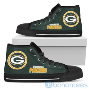 For Fans Green Bay Packers High Top Shoes Product Photo
