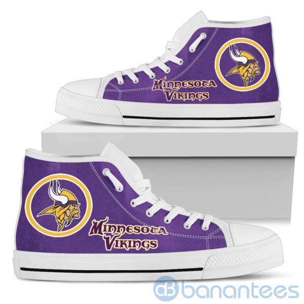 For Fans Minnesota Vikings High Top Shoes Product Photo