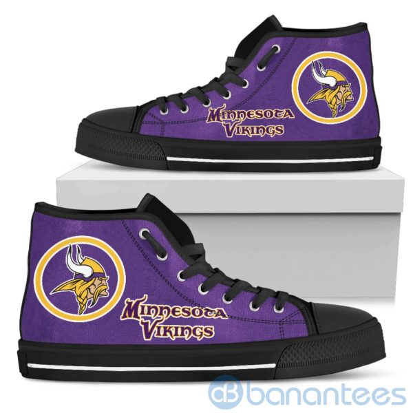 For Fans Minnesota Vikings High Top Shoes Product Photo