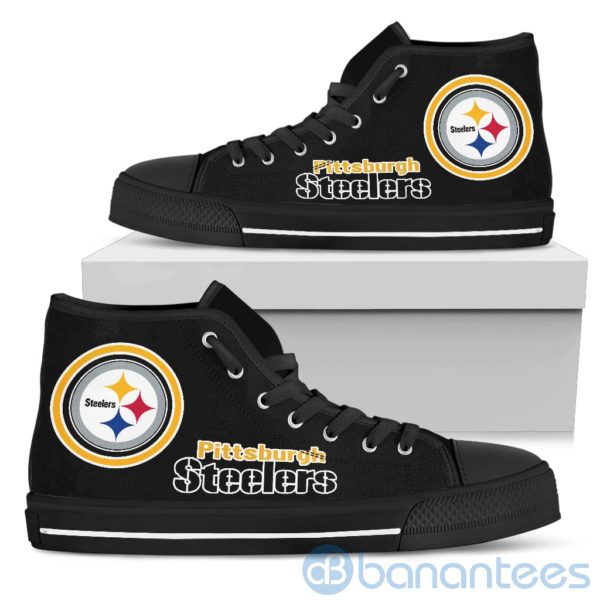 For Fans Pittsburgh Steelers High Top Shoes Product Photo