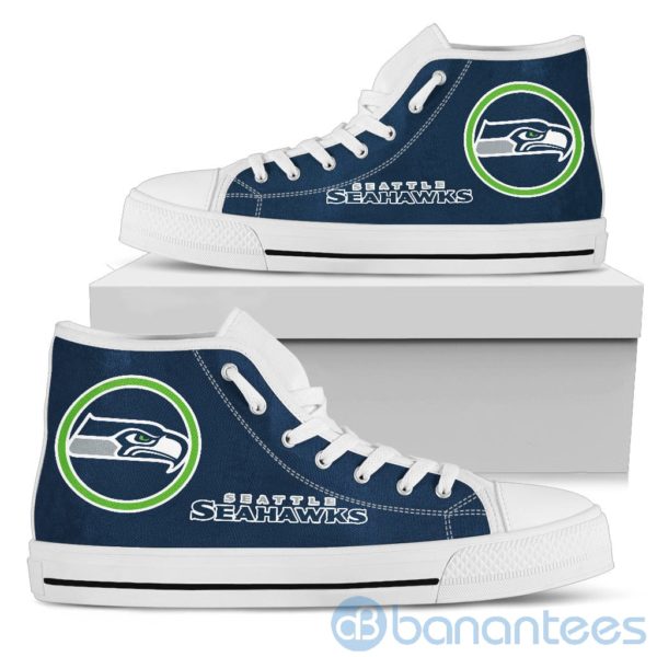 For Fans Seattle Seahawks High Top Shoes Product Photo