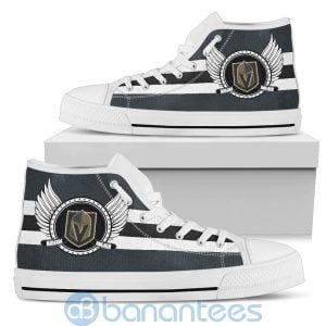 For Fans Vegas Golden Knights Biker Wings High Top Shoes Product Photo