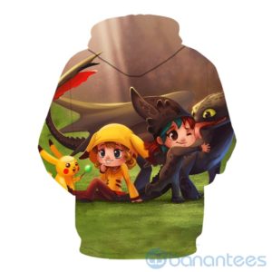 Friend Pokemon Lover All Over Printed 3D Hoodie Product Photo