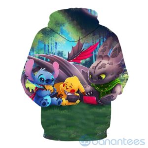 Funny Pokemon All Over Printed 3D Hoodie Product Photo