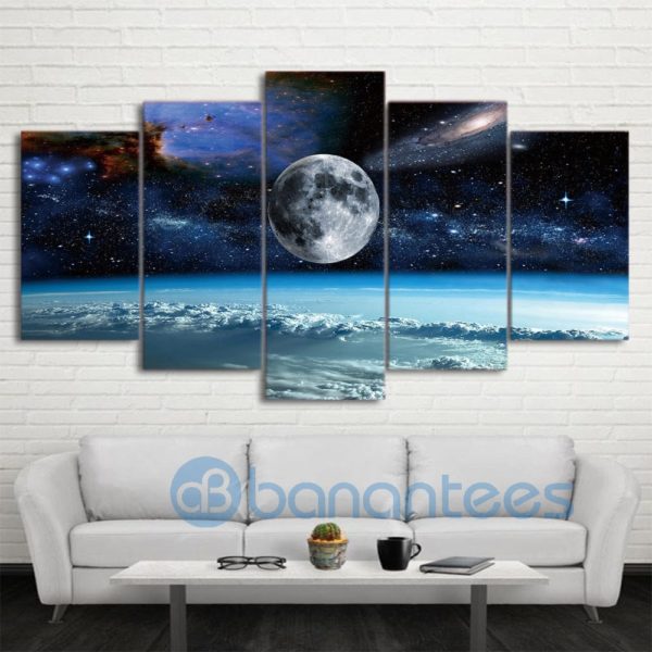Galaxy Outer Space Universe Planet Earth Galaxy Stars Wall Art Product Photo
