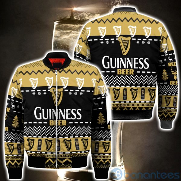 Geinness Beer Ugly Christmas All Over Printed 3D Shirt Product Photo