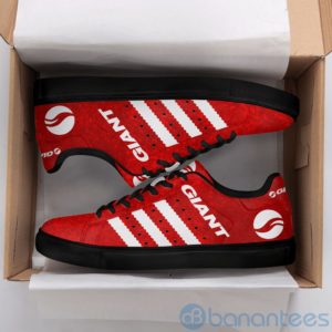 Giant Bicycles White Striped Red Low Top Skate Shoes Product Photo