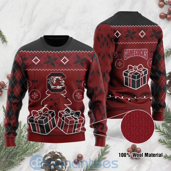 Gift South Carolina Gamecocks Funny Ugly Christmas 3D Sweater Product Photo