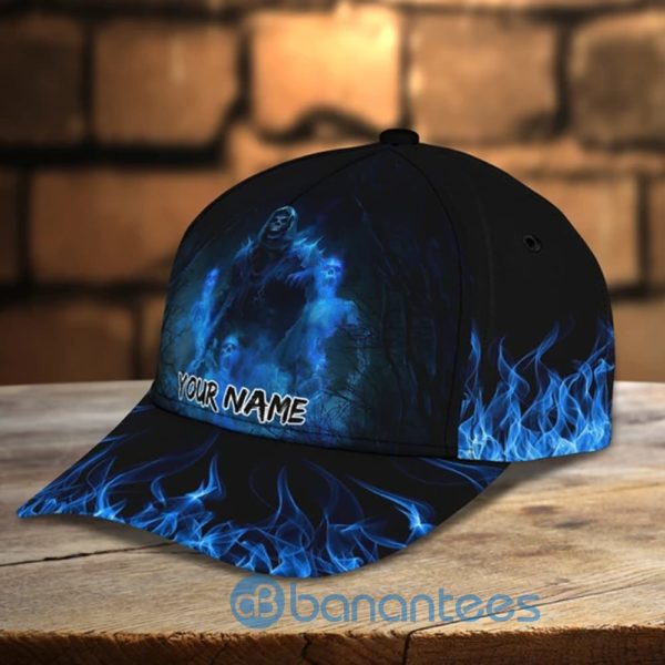 God Of Death Personalized Name All Over Printed 3D Cap Product Photo
