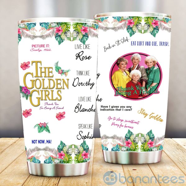 Golden Girls Thank You For Being A Friend Tumbler Product Photo