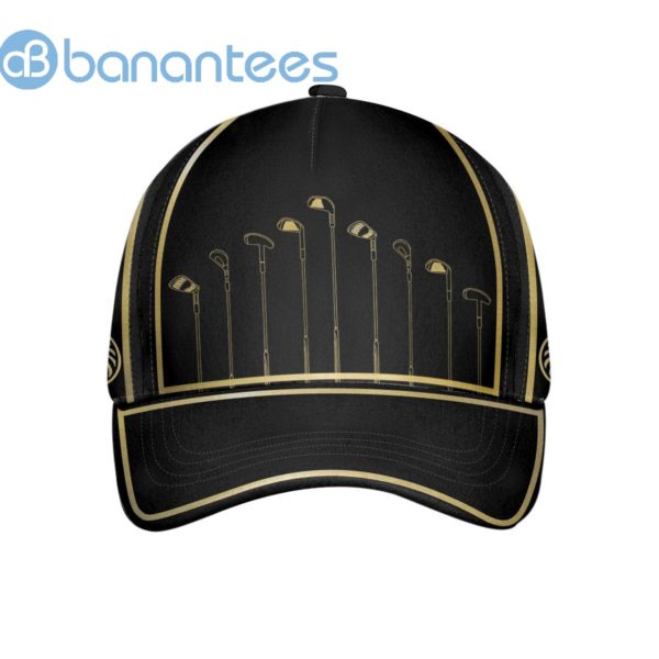Golden Royal Lion Golf Clubs All Over Printed 3D Cap Product Photo