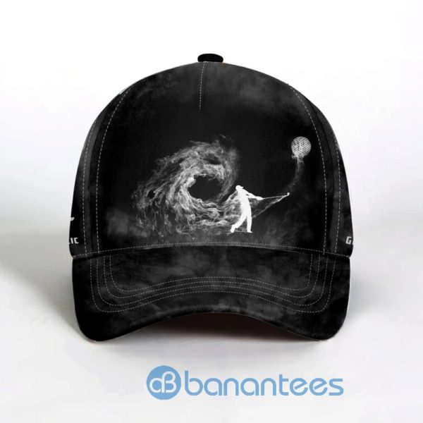 Golfaholic Golfer On Smoke All Over Printed 3D Cap Product Photo