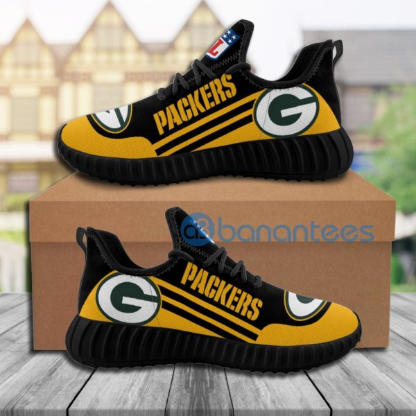 Green Bay Packers Sneakers Running Shoes Raze Shoes Product Photo