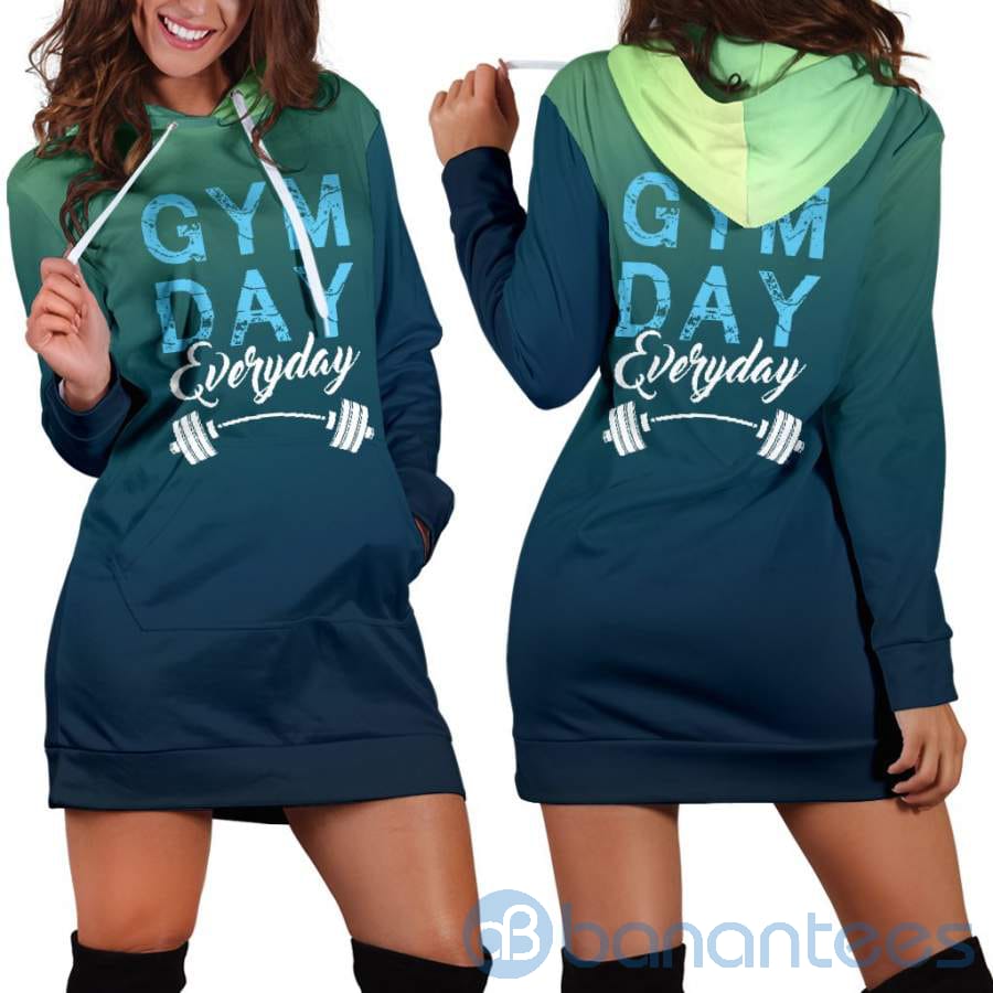 Gym Every Day Hoodie Dress For Women