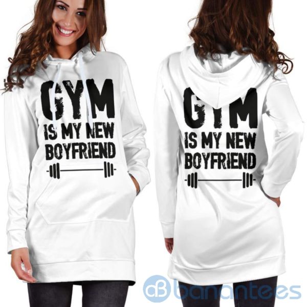 Gym Is My New Boyfriend Hoodie Dress For Women Product Photo
