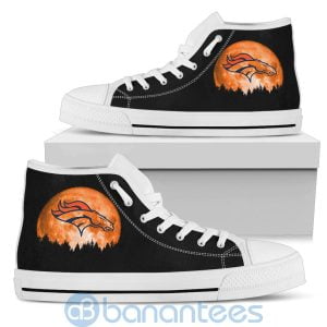 Halloween Moon Denver Broncos High Top Shoes Product Photo