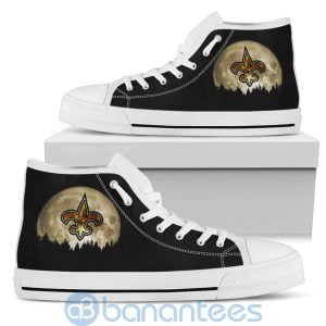 Halloween Moon New Orleans Saints High Top Shoes Product Photo