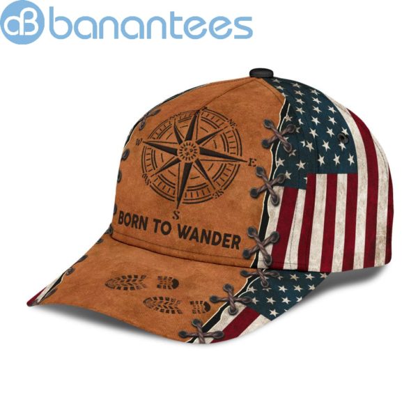Hiking Born To Wander All Over Print 3D Cap Product Photo