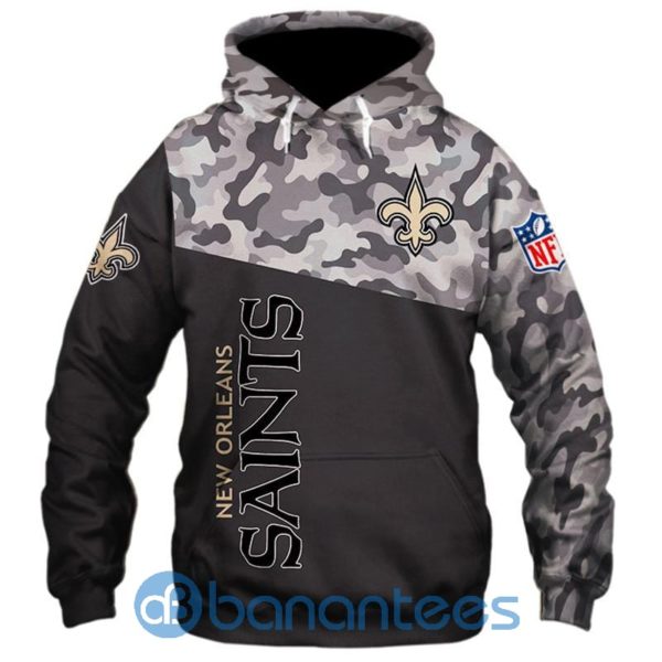 Hoodies 3D New Orleans Saints Military Hoodies Product Photo