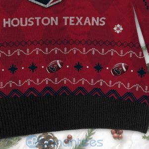 Houston Texans American Football Black Ugly Christmas 3D Sweater Product Photo
