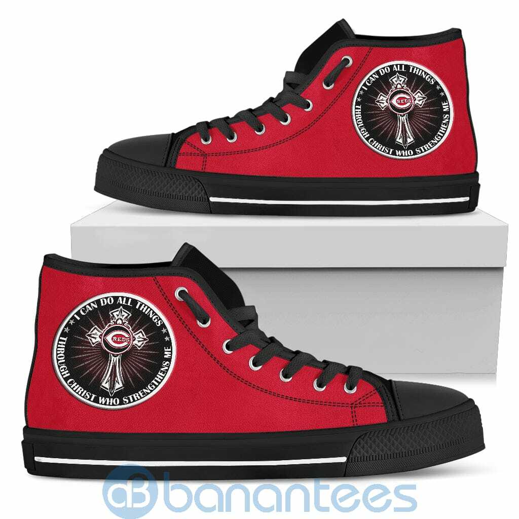 I Can Do All Things Through Christ Cincinnati Reds High Top Shoes