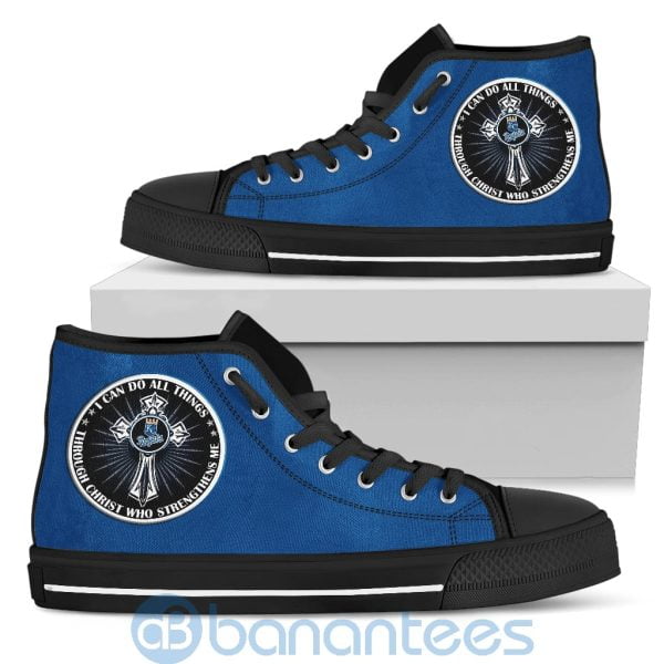 I Can Do All Things Through Christ Kansas City Royals High Top Shoes Product Photo
