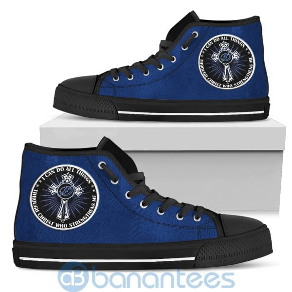 I Can Do All Things Through Christ Tampa Bay Lightning High Top Shoes Product Photo