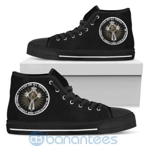 I Can Do All Things Through Christ Vegas Golden Knights High Top Shoes Product Photo