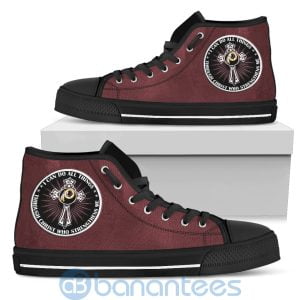 I Can Do All Things Through Christ Washington Redskins High Top Shoes Product Photo