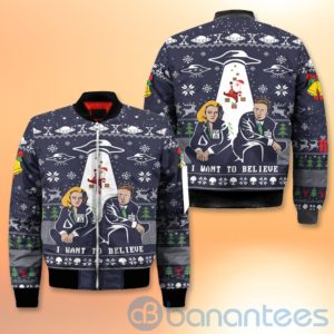 I Want to Believe Ugly Christmas All Over Printed 3D Shirt Product Photo