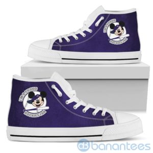 I'm A Proud Colorado Rockies Fan Mickey Circle High Top Shoes Product Photo