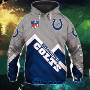 Indianapolis Colts All Over Printed 3D Hoodie, Zip Hoodie Product Photo