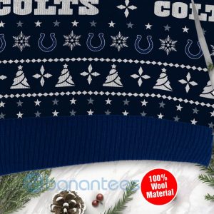 Indianapolis Colts Santa Claus In The Moon Ugly Christmas 3D Sweater Product Photo