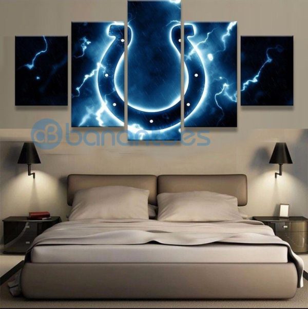 Indianapolis Colts Wall Art For Living Room Wall Decor Product Photo