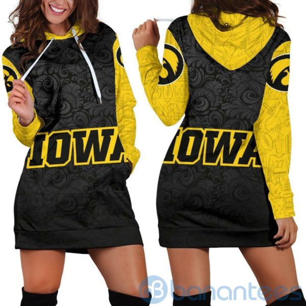Iowa Hawkeyes Hoodie Dress For Women Product Photo