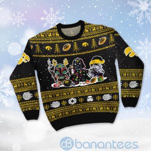Iowa Hawkeyes Star Wars Ugly Christmas 3D Sweater Product Photo