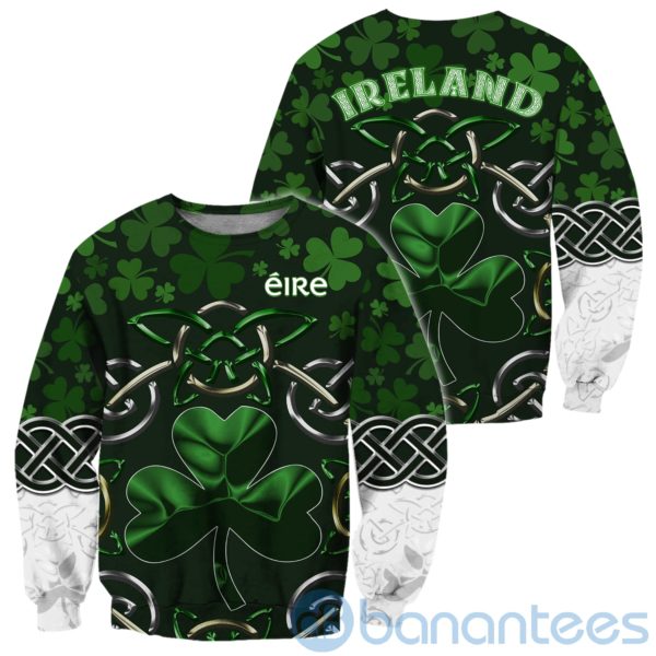 Irish Saint Patrick's Day Shamrock Best Gift All Over Printed 3D Hoodie Sweatshirt Product Photo