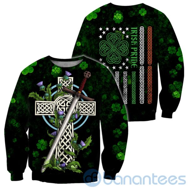 Irish St Patrick's Day All Over Printed 3D Hoodie Sweatshirt Product Photo