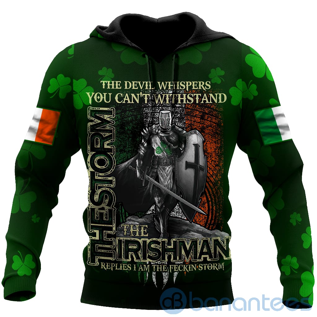 Irish St. Patrick's Day All Over Printed 3D Hoodie Sweatshirt
