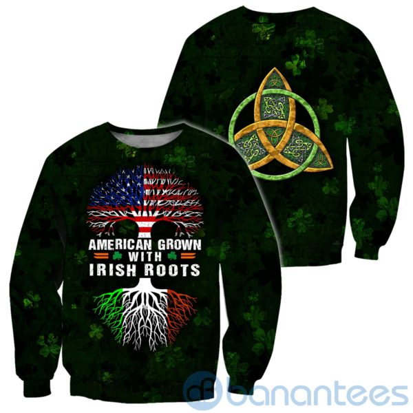 Irish St.Patrick Day American Grown All Over Printed 3D Hoodie Sweatshirt Product Photo