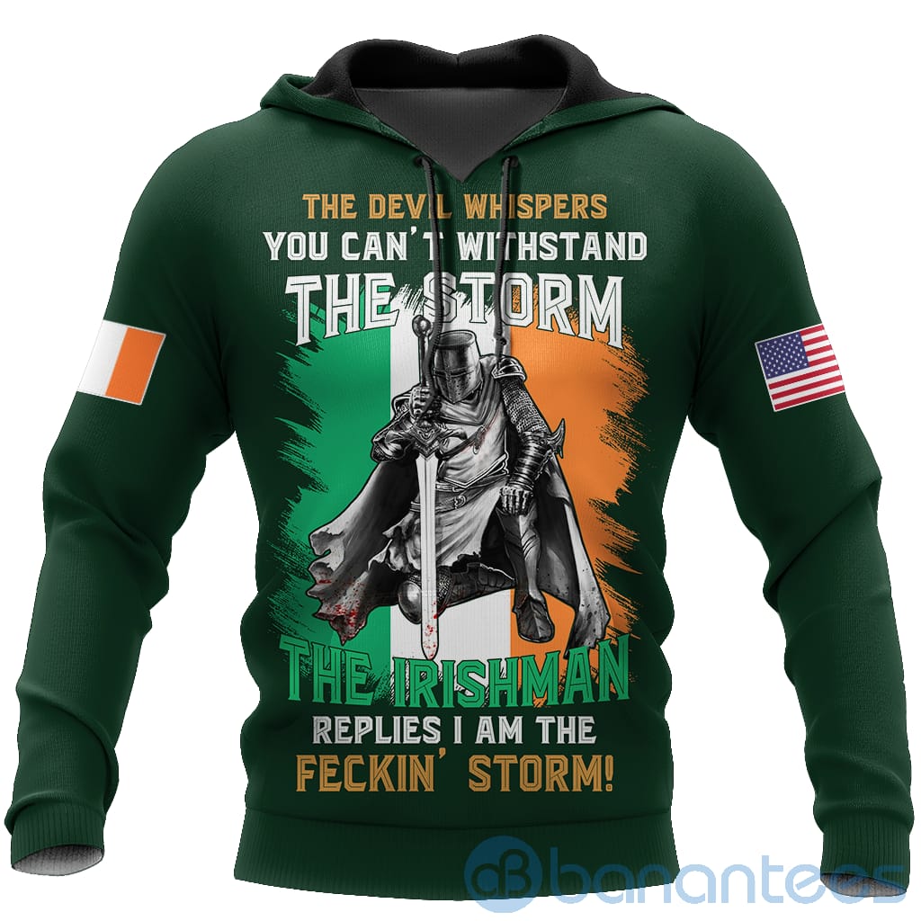 Irish St.Patrick Day The Irish Man All Over Printed 3D Hoodie Sweatshirt