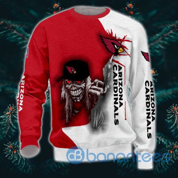 Iron Maiden Arizona Cardinals All Over Printed 3D Sweatshirt Product Photo