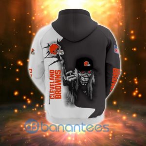 Iron Maiden Cleveland Browns All Over Printed 3D Hoodie Zip Hoodie Product Photo